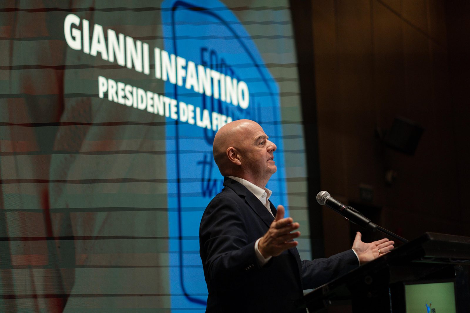 Cobertura institucional — evento FIFA